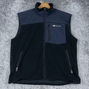 Southern Marsh Fieldtec Vest Men's Small Black Fleece Full Zip Outdoors Travel